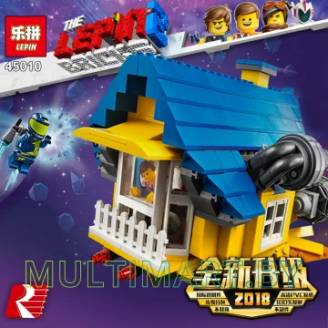 Конструктор Lepin 45010 Дом мечты - Спасательная ракета Эммета (790 деталей) картинка 3